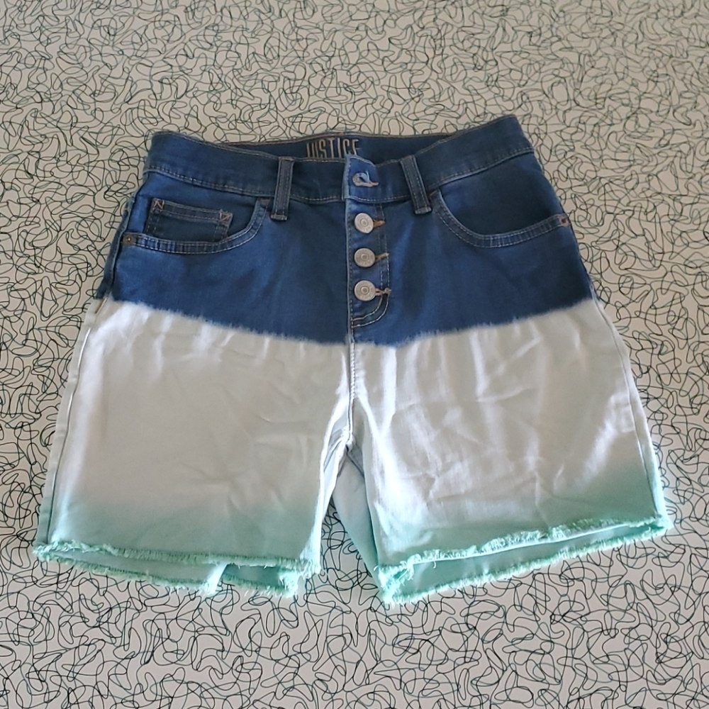 Girl’s Justice ombré Jean shorts